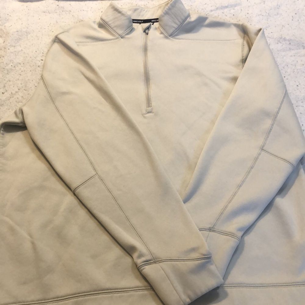 Nike Cream Quarter-Zip Sweatshirt